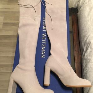 Stuart Weitzman Highland Over-The-Knee Suede Boots